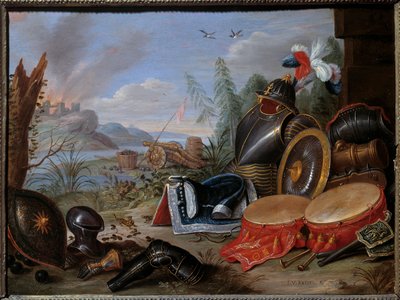 Trofeo di armi da Jan van the Elder Kessel