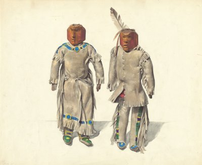 Bambole indiane Cree da Jane Iverson