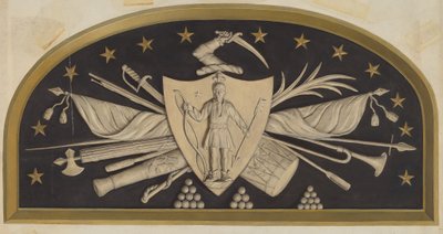 Lunetta - Sigillo dello Stato del Massachusetts, c. 1937 da Jane Iverson
