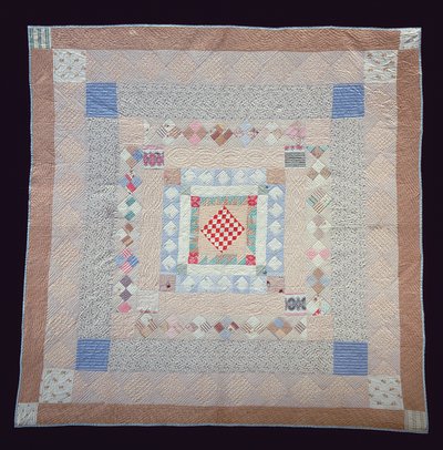 Trapunta patchwork, c.1860 da Jane Pizar