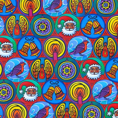 Natale in piccoli cerchi, 2015 da Jane Tattersfield