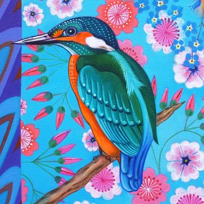 Martin pescatore, 2016 da Jane Tattersfield