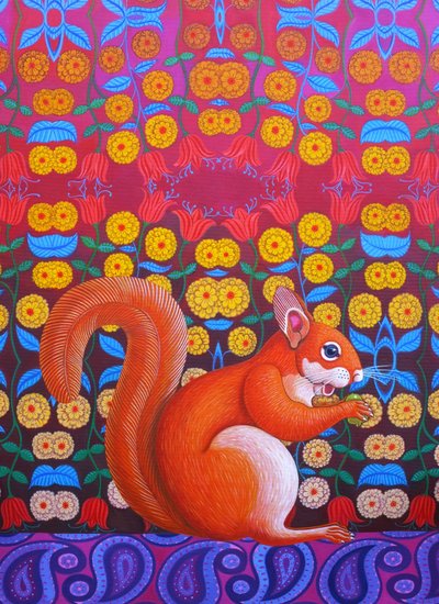 Scoiattolo rosso, 2014 da Jane Tattersfield