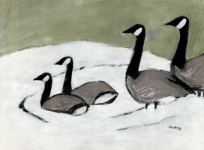 Oche del Canada sullo stagno di David, c.2019 da Janel Bragg