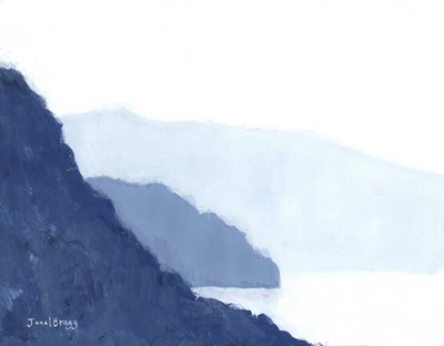 Cap Sante con Hat Island e colline pedemontane, c.2021 da Janel Bragg