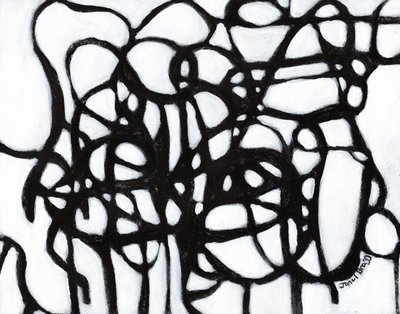 Composizione in Armonia con Linee Nere, c.2020 da Janel Bragg