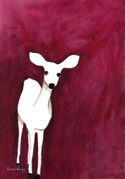 Cervo su Cap Sante, c.2014 da Janel Bragg