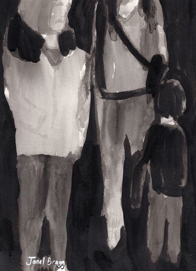 Acquirenti di vacanze, c.2017 da Janel Bragg