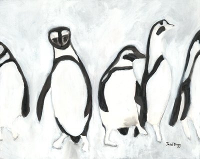 Pinguini allo Zoo di Woodland Park, c.2021 da Janel Bragg