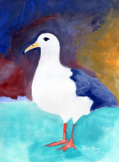 Gabbiano da Anacortes n. I, c.2016 da Janel Bragg