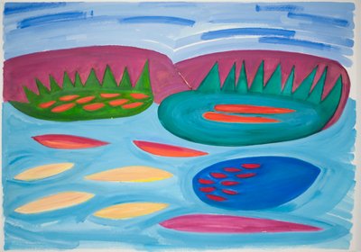Montagne e piscine, 2015 da Janet McKenzie