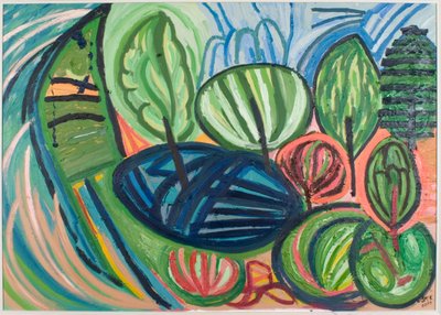 Bosco di Wormiston, estate da Janet McKenzie