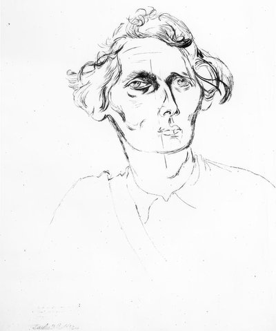 Ritratto di una signora anziana da Jankel Adler