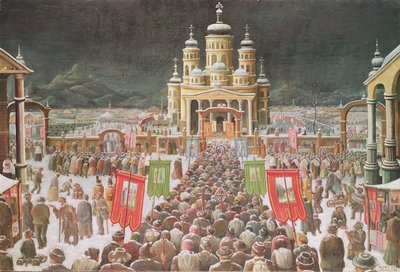 La grande processione da Janos Gajdos