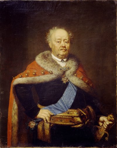 Ritratto del conte Franciszek Ksawery Branicki 1730-1819, 1818 da Janos Rombauer