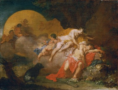 Luna ed Endimione da Januarius Zick