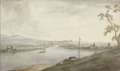 Veduta del fiume da Januarius Zick