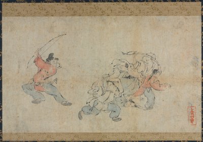 Toba-e (Immagine Comica) da Japan, Edo period