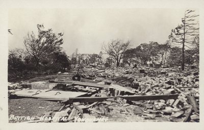 Conseguenze del Grande Terremoto del Kanto, Giappone, 1923 da Japanese Photographer