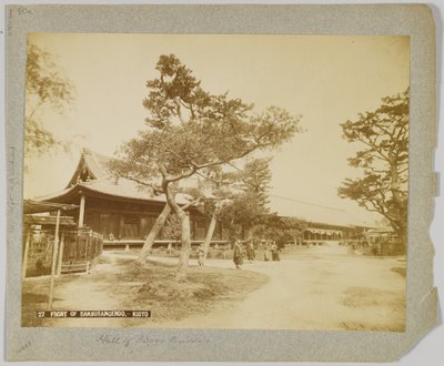 Fronte del Sanjusangendo, Kyoto, Giappone da Japanese Photographer