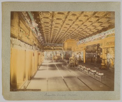 Interno del tempio Jemitsu, Nikko, Giappone da Japanese Photographer
