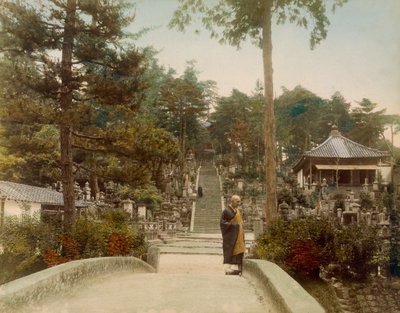 Tombe di Kurodani, Kyoto, c1890s da Japanese Photographer