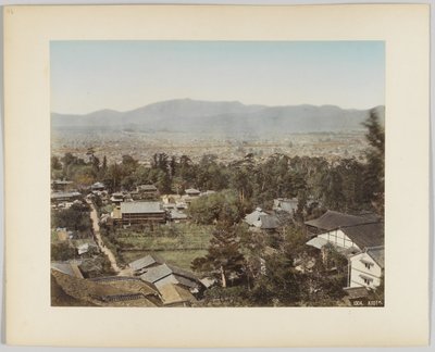 Kyoto, Giappone (foto colorata a mano) da Japanese Photographer