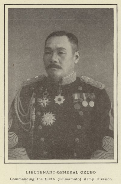 Tenente Generale Okubo, Comandante della Sesta Divisione dell