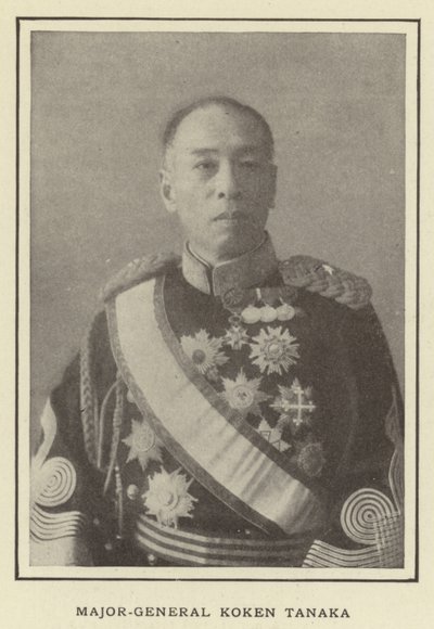 Maggior Generale Koken Tanaka da Japanese Photographer