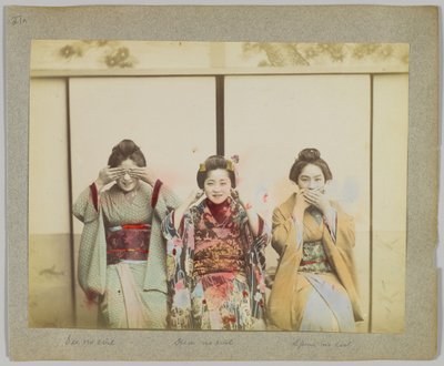 Non vedere il male, non sentire il male, non parlare del male da Japanese Photographer