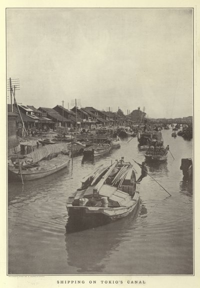 Navigazione sul canale di Tokio da Japanese Photographer