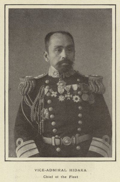 Viceammiraglio Hidaka, Capo della Flotta da Japanese Photographer