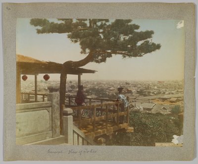 Veduta di Tokyo dalla collina di Atago, Giappone da Japanese Photographer
