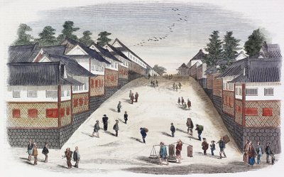 Una strada nel quartiere dei Principi, Jeddo da Japanese School