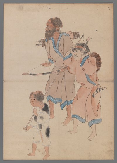 Cacciatori Ainu da Japanese School