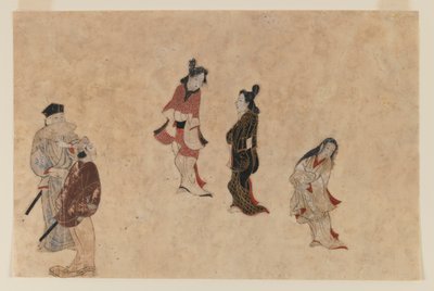 Primo dipinto Ukiyo-e da Japanese School