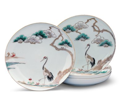 Quattro piatti, periodo Edo da Japanese School