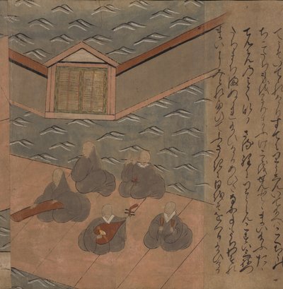 Musicisti giapponesi, illustrazione da 