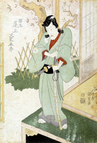 Stampa giapponese: Samurai, n.d. da Japanese School