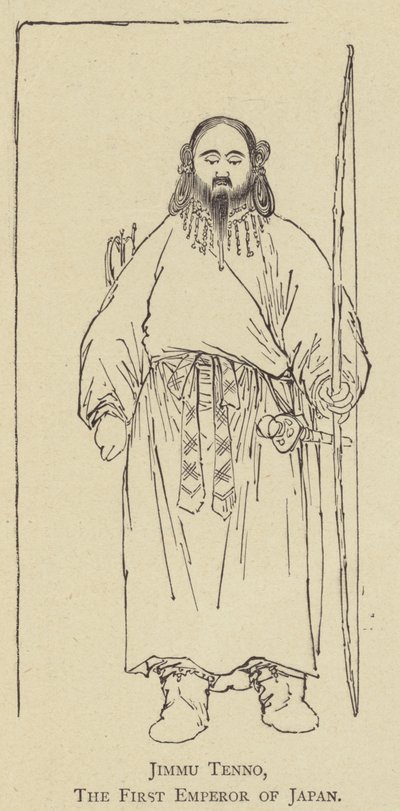 Jimmu Tenno, il primo imperatore del Giappone da Japanese School