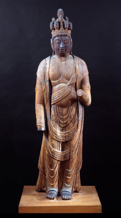 Juichimen Kannon (Kannon a undici teste), periodo Heian, inizio X secolo da Japanese School