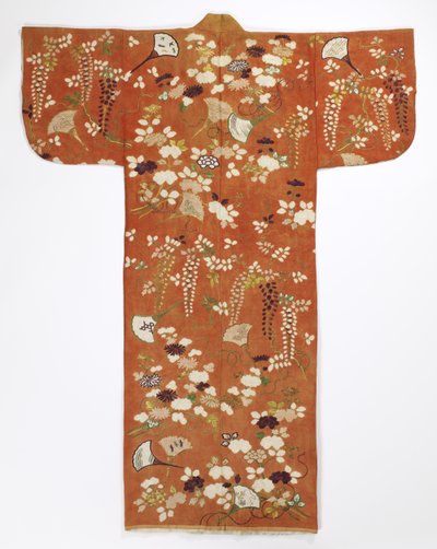 Kimono (furisode), fine XVIII secolo da Japanese School