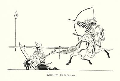 Cavalieri in esercizio da Japanese School