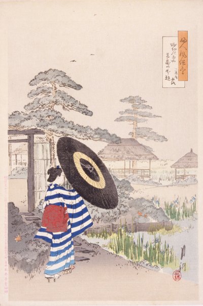 Signora con un parasole da Japanese School