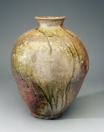 Grande vaso, forni di Shigaraki, Shiga, periodo Muromachi, c. XV-XVI secolo da Japanese School