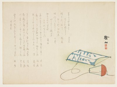 Aquilone di Capodanno, gennaio 1868 da Japanese School