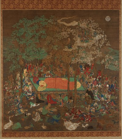 Nirvana del Buddha, periodo Kamakura da Japanese School