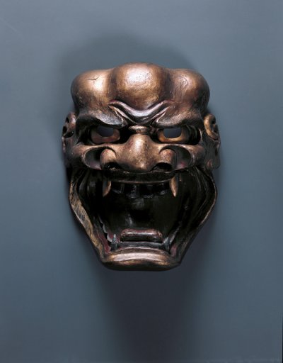 Maschera del teatro Noh da Japanese School