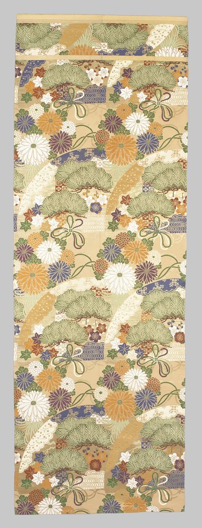 Frammento di Obi da Japanese School