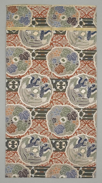 Frammento di Obi, fine XIX-inizio XX secolo da Japanese School